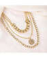 ფოტო #3 პროდუქტის Women's Coin Multi-Layer Necklace