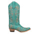 Фото #1 товара Circle G by Corral Ld Embroidery Studded Snip Toe Cowboy Womens Blue Casual Boo