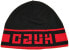 Фото #1 товара Hugo Xolon Knitted Jacquard Hat with Mirror Inverted Logo Black, black
