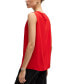 Фото #2 товара Women's Pleat-Front Sleeveless Blouse