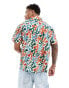 Parlez printed short sleeve shirt in multi