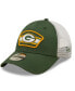 Фото #1 товара Men's Green, White Green Bay Packers Logo Patch Trucker 9FORTY Snapback Hat