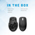 HP 435 Multi-Device Wireless Mouse - Ambidextrous - RF Wireless + Bluetooth - 4000 DPI - Black