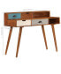 Writing Desk 43.3"x19.6"x35.4" Solid Acacia Wood