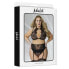 Фото #4 товара Nisa Set bra, garter belt, and thong Size 44-46