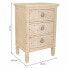 Nightstand Alexandra House Living Beige 32 x 67 x 46 cm