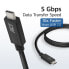 Фото #5 товара ACT AC7401 - 1 m - USB C - USB C - USB 3.2 Gen 1 (3.1 Gen 1) - 5000 Mbit/s - Black