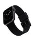 Фото #1 товара Ремешок для часов WITHit черного цвета с тканью из силикона (совместимый с Apple Watch 38/40/41мм)