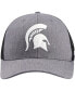 ფოტო #3 პროდუქტის Men's Charcoal Michigan State Spartans Carbon Trucker Adjustable Hat