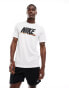 Nike Training Core Legend Camo t-shirt in white Белый, XL - Chest 44-48.5 - фото #1