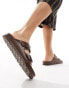 Birkenstock Arizona eva sandals in brown