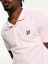 Фото #5 товара Lyle & Scott icon logo pique polo in light pink