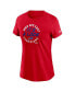 Women's Red Buffalo Bills 2023 AFC East Division Champions Locker Room Trophy Collection T-shirt
