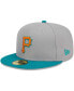 Men's Gray, Teal Pittsburgh Pirates 59FIFTY Fitted Hat