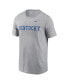 Men's Heather Gray Kentucky Wildcats Primetime Evergreen Wordmark T-Shirt