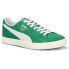Фото #2 товара Puma Clyde Og Lace Up Mens Green Sneakers Casual Shoes 39196203