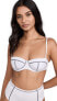 Фото #1 товара Onia Women's Flora Bikini Top Swimwear White Size M