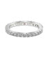 Фото #3 товара Кольцо Suzy Levian Thin Cubic Zirconia Eternity Band