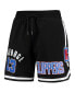 Фото #2 товара Men's Paul George Black LA Clippers Team Player Shorts