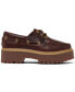 ფოტო #2 პროდუქტის Women's Stone Street Premium Platform Boat Shoes from Finish Line