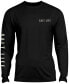 Фото #2 товара Men's Aquatic Life Long-Sleeve Logo Graphic Performance T-Shirt