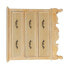 Фото #1 товара Тумба с ящиками DKD Home Decor Натуральный Ель Деревянный MDF романтик 70 x 33 x 72,5 cm