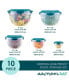 Фото #14 товара Nestable 10-Pc. Food-Storage Set