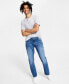Фото #1 товара Джинсы средней степени износа слим-фит I.N.C. International Concepts для мужчин, созданные для Macy's