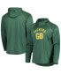 Фото #4 товара Men's Green Green Bay Packers Vintage-Like Logo Raglan Hoodie T-shirt