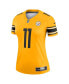 Фото #3 товара Women's Chase Claypool Gold-Tone Pittsburgh Steelers Inverted Legend Game Jersey