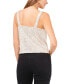 Women's Sequin Wide Strap Draped Tank Top