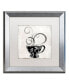 Фото #1 товара Color Bakery 'Silver Brewed 2' Matted Framed Art - 16" x 16"