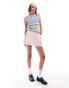 Фото #1 товара ASOS DESIGN sweat runner short in washed pink