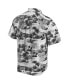 Фото #3 товара Men's Black Ohio State Buckeyes Tropical Horizons Button-Up Shirt