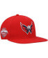 Фото #1 товара Men's Red Washington Capitals Sure Shot Captain Snapback Hat