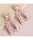 ფოტო #3 პროდუქტის Women's Pavement Drop Earrings