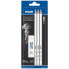 Фото #1 товара MILAN Blister 3 White Drawing Pencils+Eraser