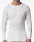 Фото #1 товара Men's Waffle Knit Thermal Long Sleeve Shirt