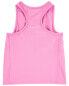 Kid Ribbed Active Tank 10