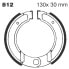 Фото #1 товара EBC Water Grooved Series Organic 812G Brake Shoe