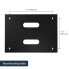 Фото #7 товара StarTech.com 8U Wall Mount Network Rack - 14 Inch Deep (Low Profile) - 19" Patch Panel Bracket for Shallow Server and IT Equipment - Network Switches - 80lbs/36kg Weight Capacity - Black - Wall mounted rack - 8U - 36.3 kg - 5.7 kg - Black