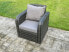 Фото #3 товара PE Rattan Arm Stuhl Sofa Gartenmöbel