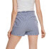 ONLY Smilla Stripe Belt denim shorts