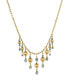 Фото #1 товара 2028 gold-Tone Multi Bead Drop Necklace