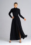 Фото #1 товара Платье макси с гольфом Figl M936 Черное