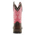 Фото #3 товара Durango Benefiting Stefanie Spielman Square Toe Cowboy Womens Brown, Pink Casua