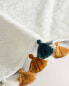 Cotton bath towel with tassels