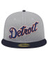 ფოტო #3 პროდუქტის Men's Gray Detroit Tigers Pivot Mesh 59FIFTY Fitted Hat