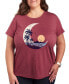 ფოტო #1 პროდუქტის Trendy Plus Size Sunset Graphic T-Shirt