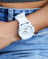 ფოტო #3 პროდუქტის Unisex Edgewood White Silicone Strap Watch 44mm